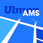 The logo of Amsterdam Offline City Map.