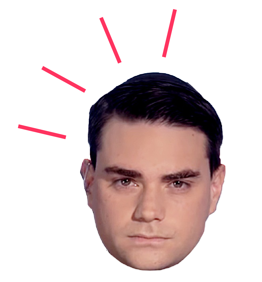 Ben Shapiro's floating head